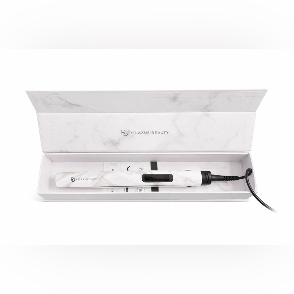 Relaxus Beauty White Marble Hair Straightener - Picture 3 of 5